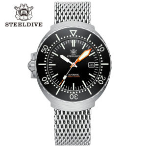 ★Oferta de bienvenida★Reloj de buceo Steeldive SD1989 Monobloc 1000m