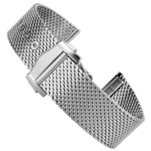 Correas de reloj de malla ajustables con agujeros