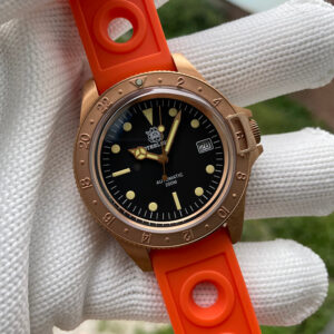 Reloj STEELDIVE SD1966S Top Hat con zafiro y bronce V2