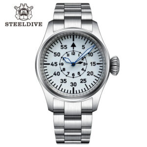 Reloj de piloto militar retro Steeldive SD1928B