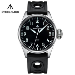 Reloj de cuarzo Steeldive SF743 de 43 mm con piloto grande