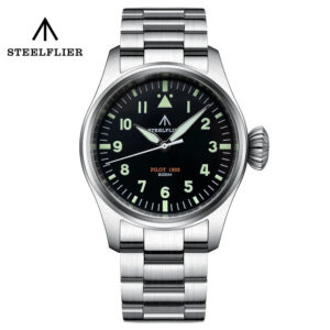 Reloj de piloto de cuarzo Steelflier VH31 de 39 mm SF740